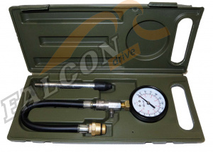 Компрессометр для бензиновых двигателей (ДТ) 0-20 бар