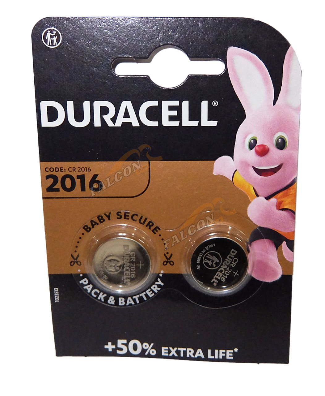 Батарейка CR2016 (Duracell) 3V  блистер таблетка 2шт