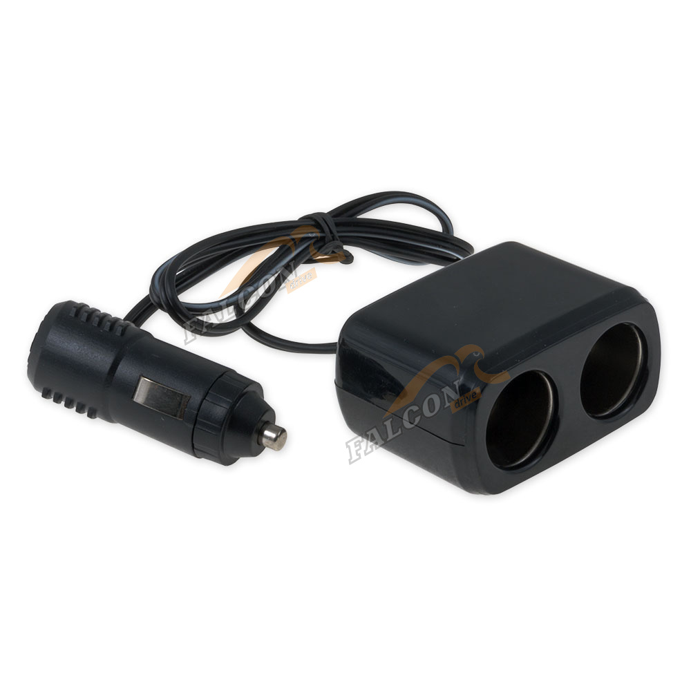 Разветвитель прикуривателя 2 гнезда с USB (Arnezi) 5A 30Вт A0601001 с проводом
