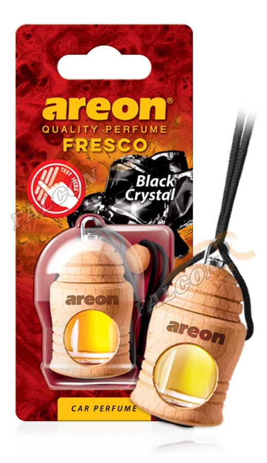 Ароматизатор подвес жидкий (AREON) FRESCO Чёрный Кристал бутылочка 704051317