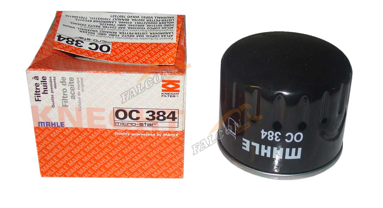 Фильтр масляный  ВАЗ-2105 (MAHLE/KNECHT) OC384 (MANN WW914/2)