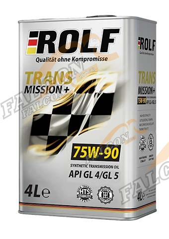Масло трансм 75W90 GL-4/5 Rolf 4л (п/синт)