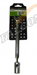 Ключ комбинированный рожково-торцевой шарнир 14 мм (ДТ)