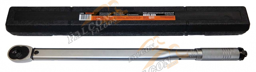 Ключ динамометр предельный 1/2" 70-350 Нм L 630 мм правая-левая резьба (АвтоДело) Prof (15785) 40345