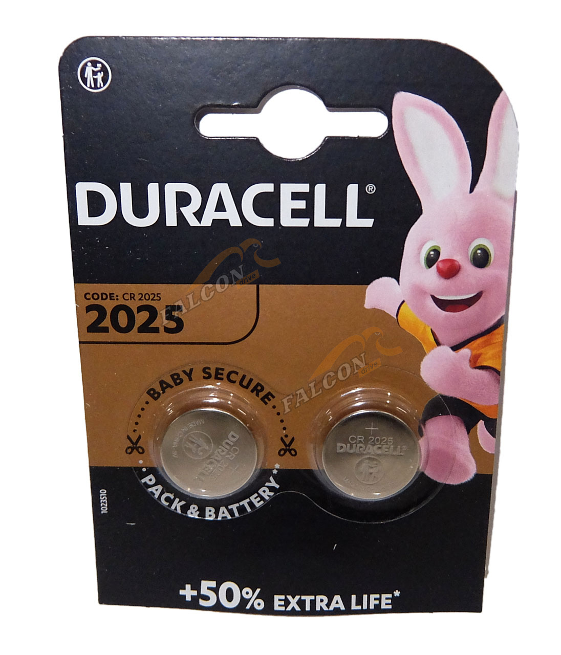 Батарейка CR2025 (Duracell) 3V  блистер таблетка 2шт