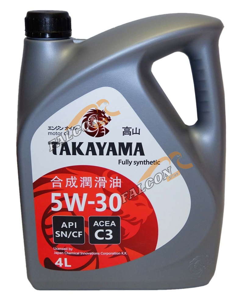 А/масло TAKAYAMA (ПЛАСТИК) 5w30 син 4л API SN/CF C3