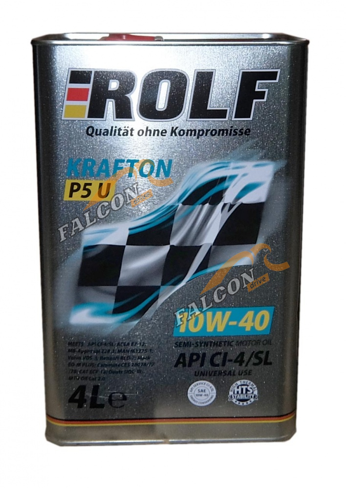 А/масло Rolf Krafton 10W40 P5 U 4л металл