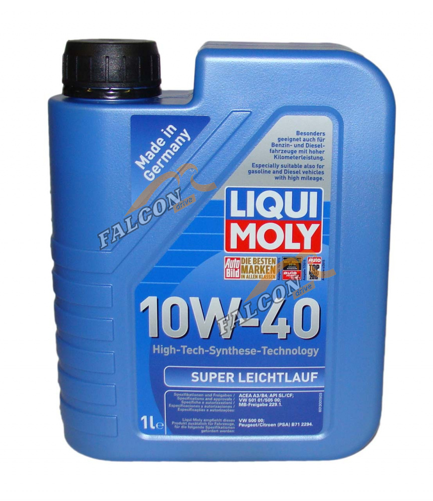 А/масло Liqui Moly 1928/9503 SUPER LEICHTLAUF 10W40 п/с  1л