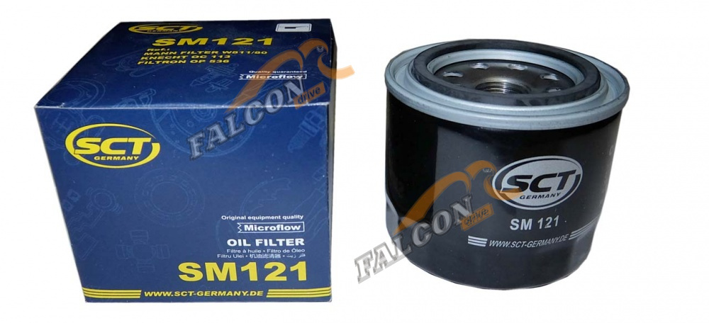 Фильтр масляный (SCT) SM121 Hyundai, KIA