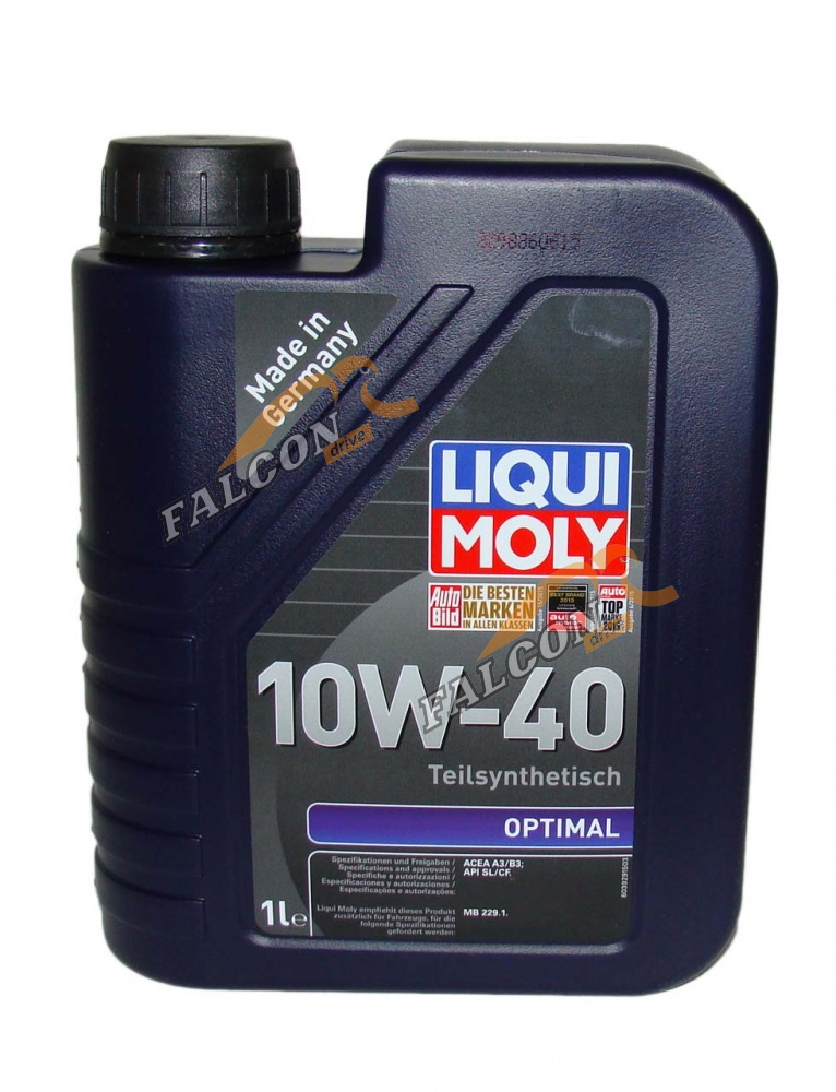 А/масло Liqui Moly 3929 Optimal 10W40 п/синт  1л