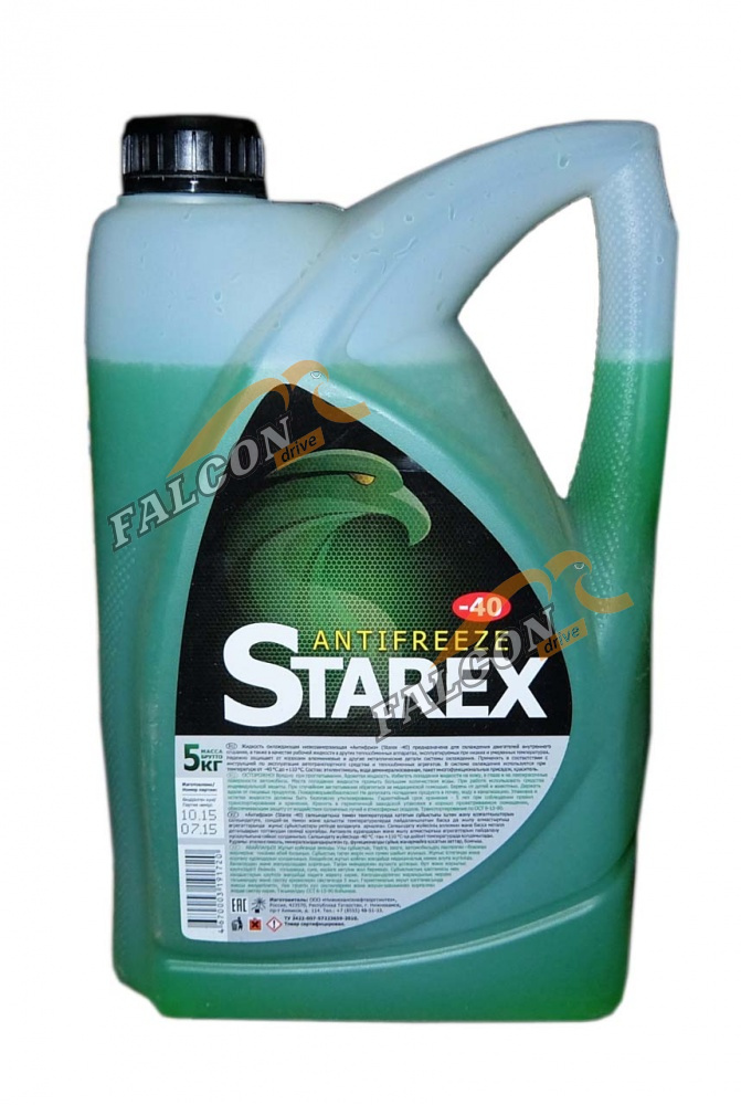 Антифриз Starex 5кг (зелёный)