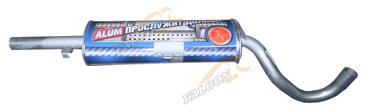 Глушитель ВАЗ-2106 (TRANSMASTER) алюмин (58484)