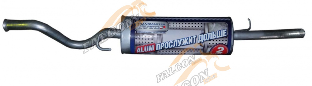 Глушитель ВАЗ-2170 Priora (TRANSMASTER) алюмин (73099)
