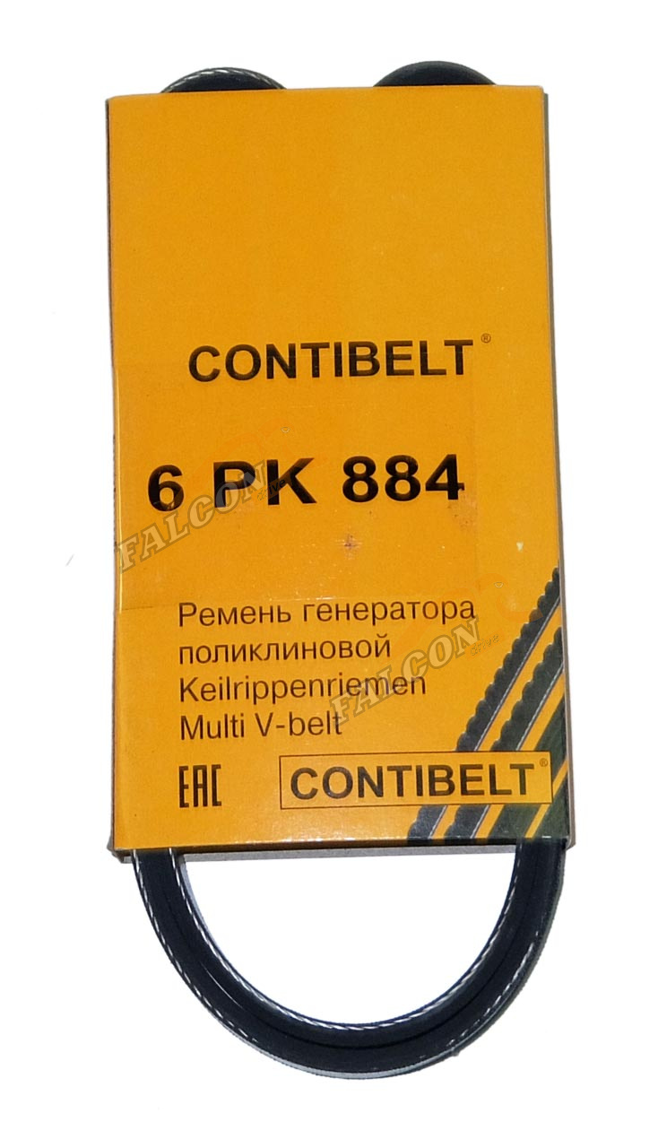 Ремень генер ВАЗ-1118 Kalina 6PK884 (CONTIBELT) 