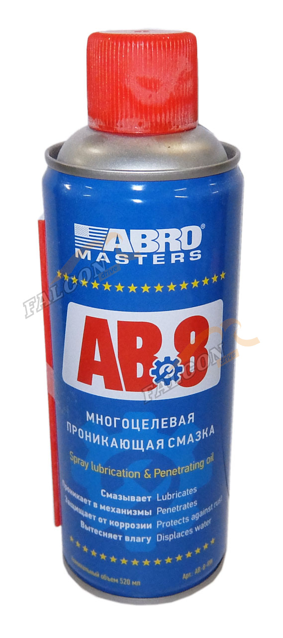 Смазка многоцелевая (ABRO) проникающая 450 мл аэр. AB-8-RW ABRO MASTERS