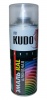Эмаль алкид   RAL 9005 Чёрная реактивная  KUDO  (аэр) 500мл 