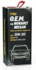 А/масло Mannol 5W30 7706  O.E.М. for Renault Nissan 5л метелл