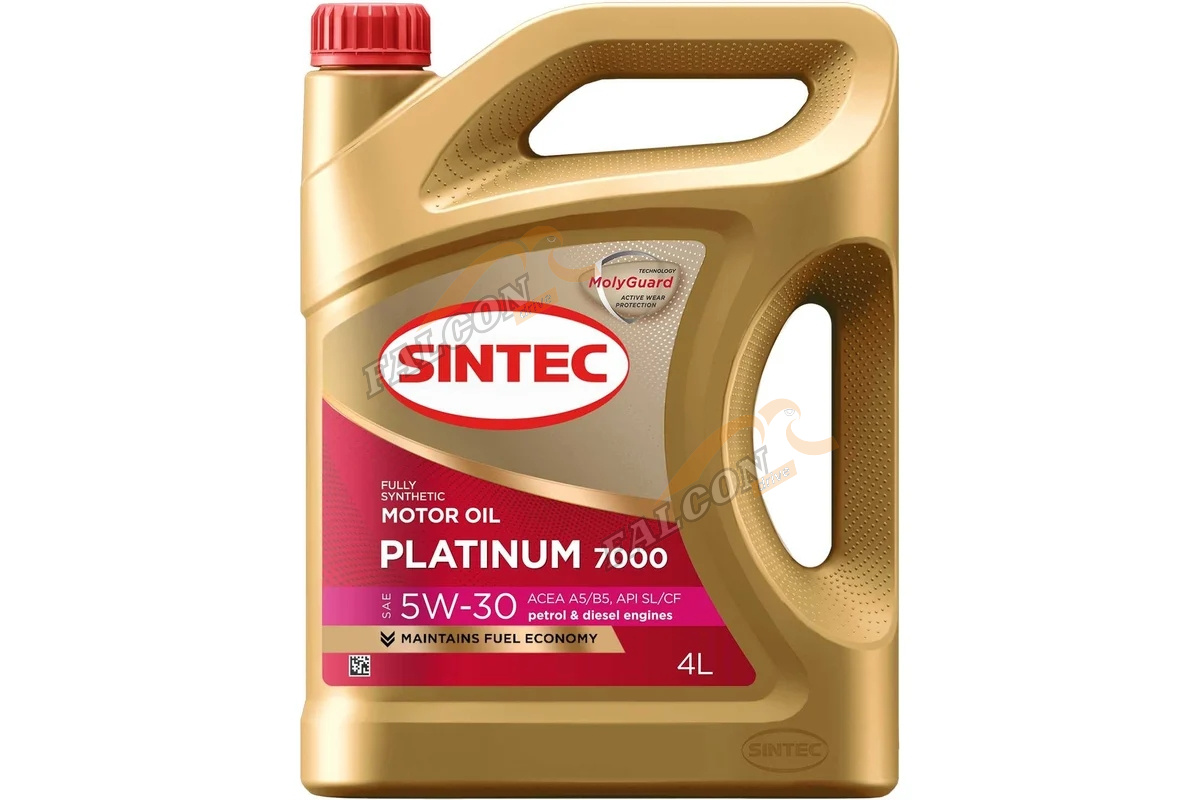 А/масло SINTEC Платинум 7000 5W30  API SL ACEA A5/B5 4л 