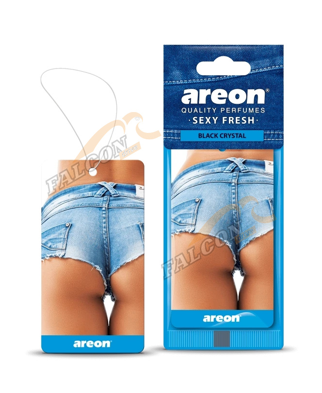 Ароматизатор подвес картон (AREON) "SEX DRIVE"  Черный лед new