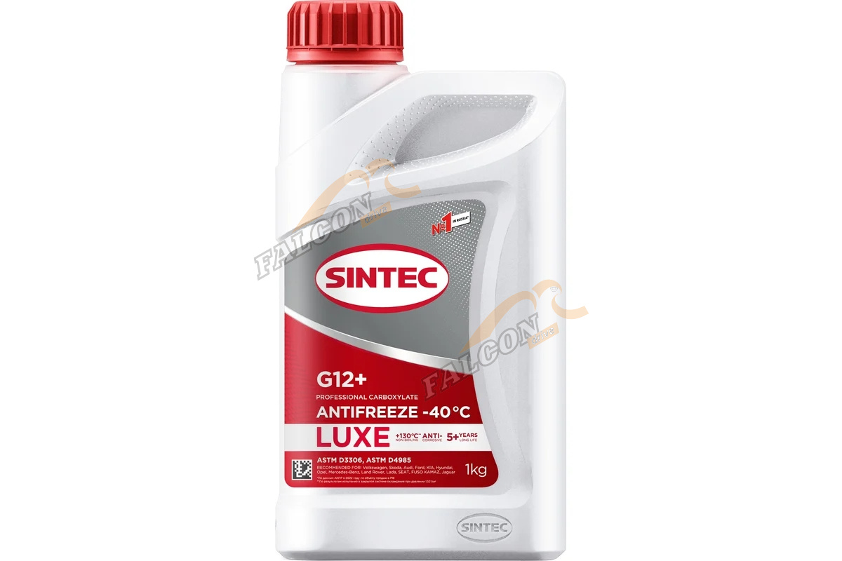 Антифриз Sintec Luxe G12+ 1кг red (Ак)