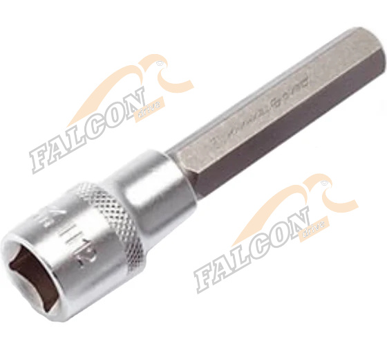 Головка со вставкой шестигр 17 мм 1/2" L 100мм (ДТ)