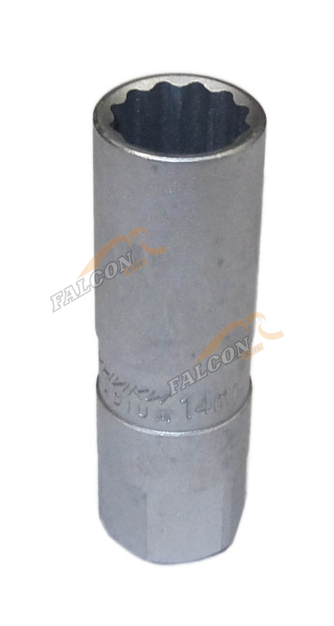 Головка свечная *14 3/8" 6 гр с рез вставкой (ДТ) 