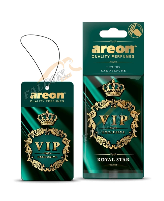 Ароматизатор подвес картон (AREON)  "VIP" №4 Royal Star  704-VIP-04