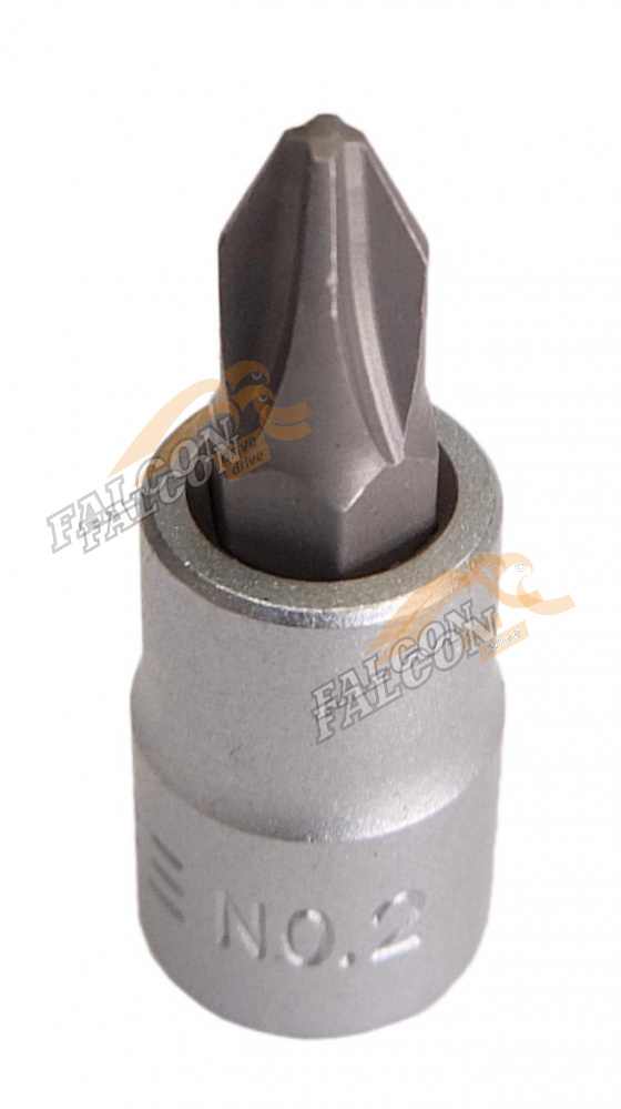 Головка со вставкой крест РН2 1/4" L 32 мм (Force) 321322