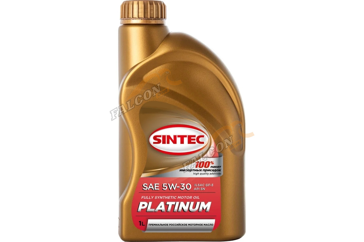 А/масло SINTEC Платинум 5W30 API SN ILSAC GF-5 1л