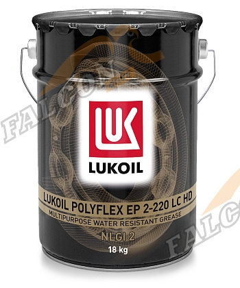 Смазка многоцелевая ПОЛИФЛЕКС ЕР 2-220 LC 20 л (Лукойл) (светло-желтая - коричневая)