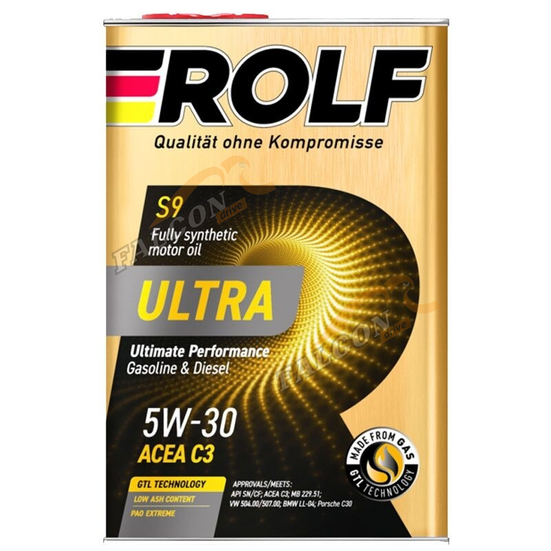 А/масло Rolf Ultra 5W30 4л A3/B4 API SP Акция 4+1