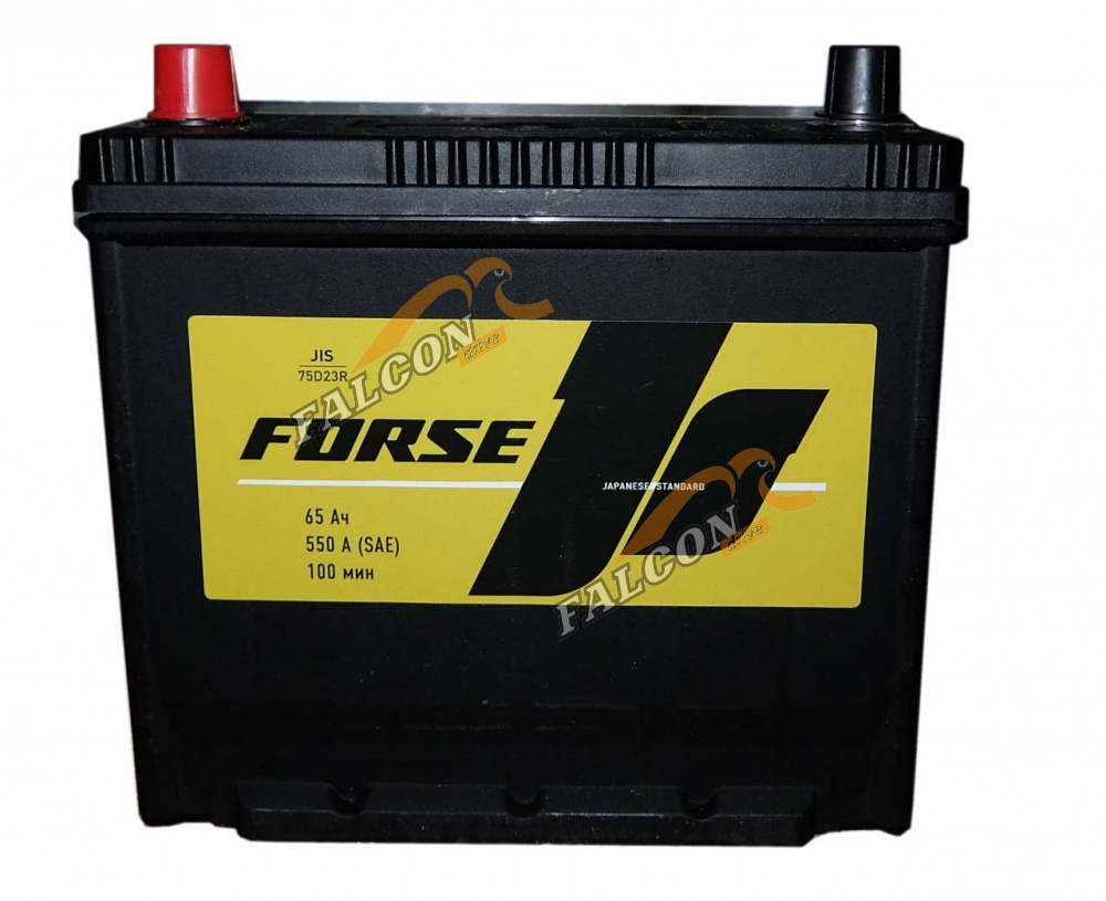АКБ 65 Forse (JIS)  (EN570) ASIA ДШВ 231х172х220 залит (D23)