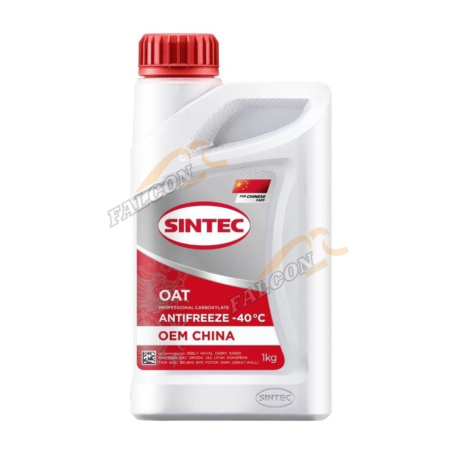 Антифриз Sintec OEM China OAT 1кг (red)