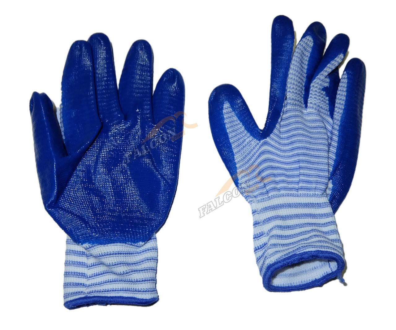 Перчатки нейлон с нитрилом обливные Люкс