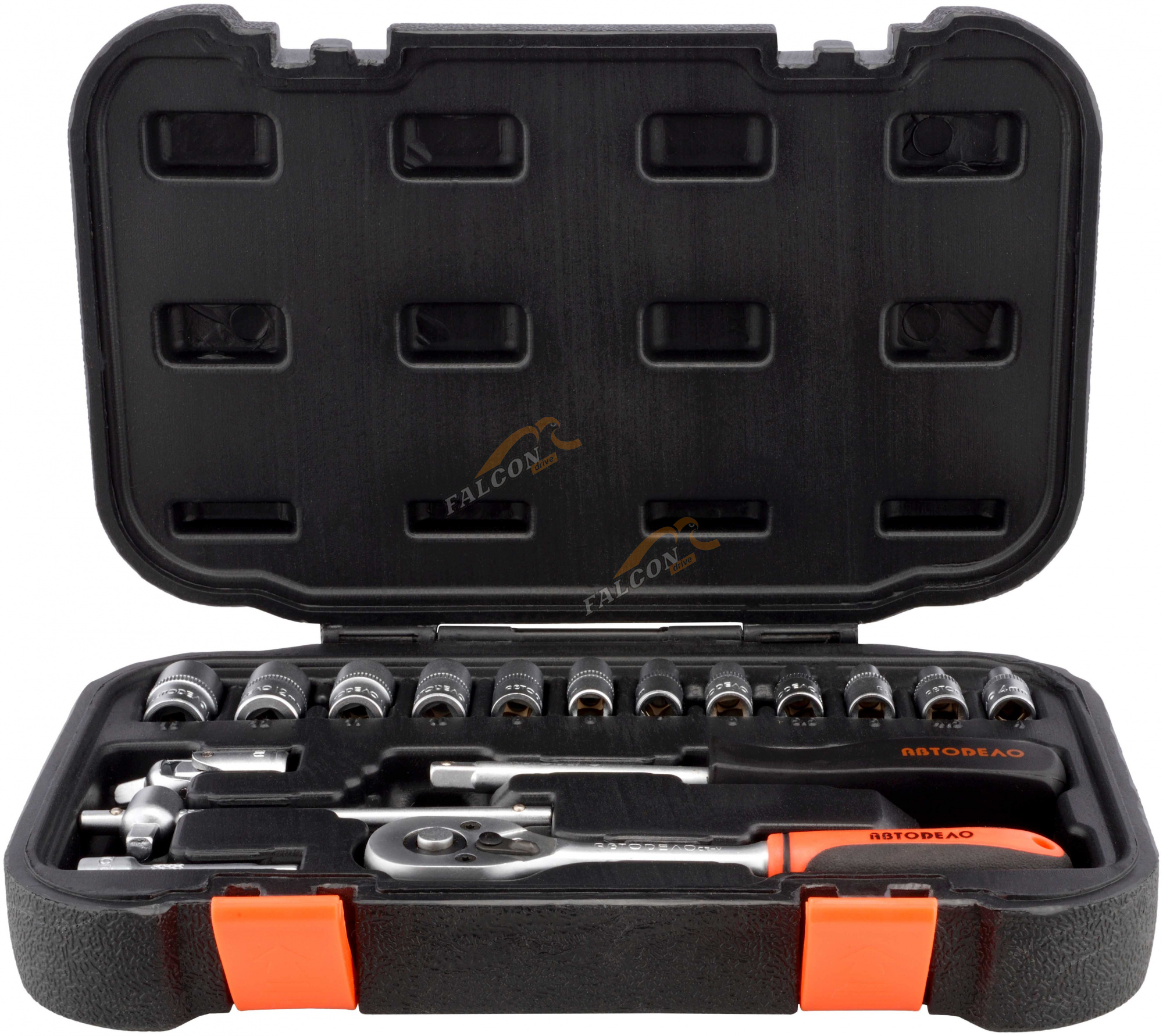 Головки набор 1/4" 6 гр 17 пр (АвтоДело) (13700) 39917