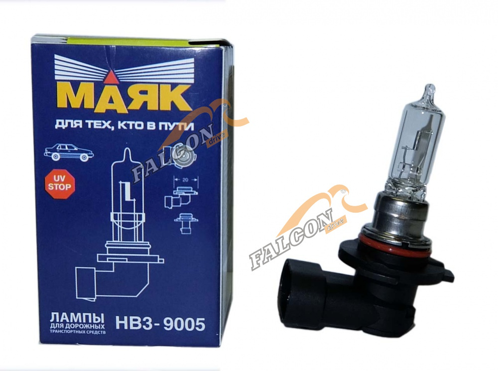 Лампа галог HB3 12V65W (Маяк) 59005