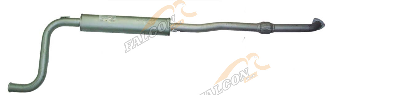 Резонатор ВАЗ-1118 Kalina (Ижора) закат с гофрой (136088)