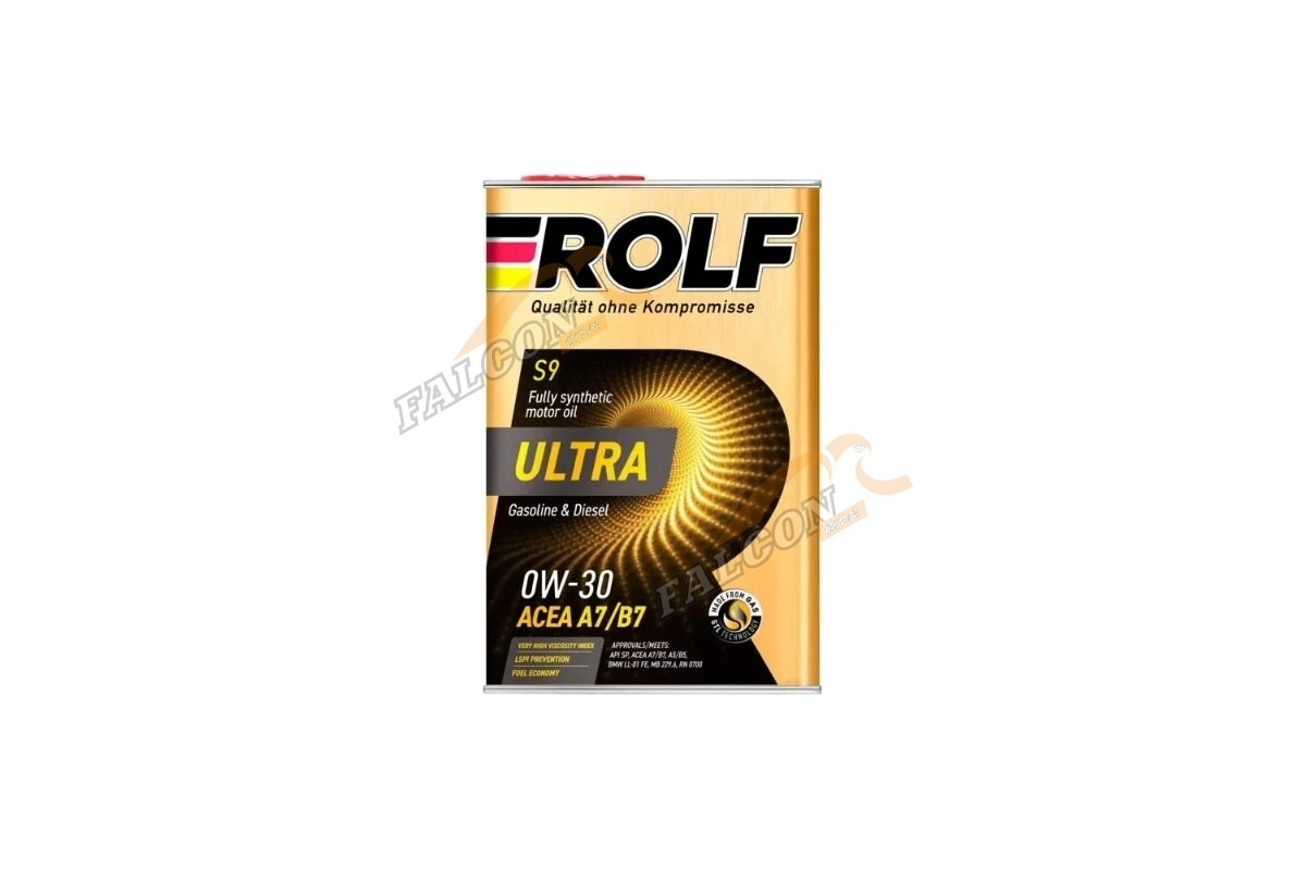 А/масло Rolf Ultra 0W30 4л A7/B7 API SP