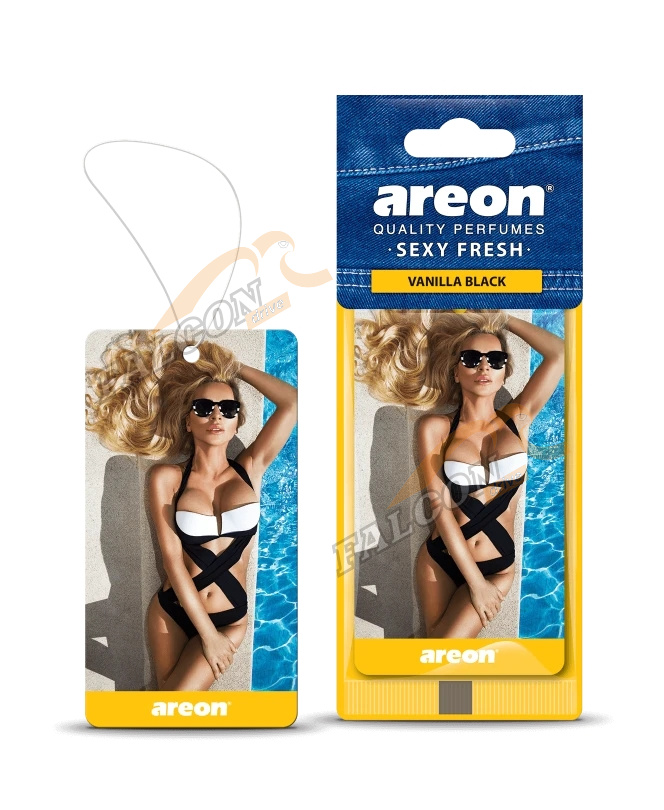 Ароматизатор подвес картон (AREON) "SEX DRIVE"   Ваниль Блек new