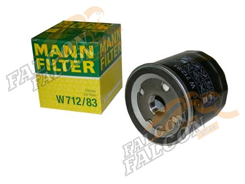Фильтр масляный (MANN) W 712/83 (W 711/80) JOHN DEERE, Toyota, VW
