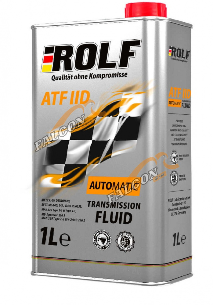 Масло трансм ATF Dex II Rolf 1 л МЕТАЛЛ