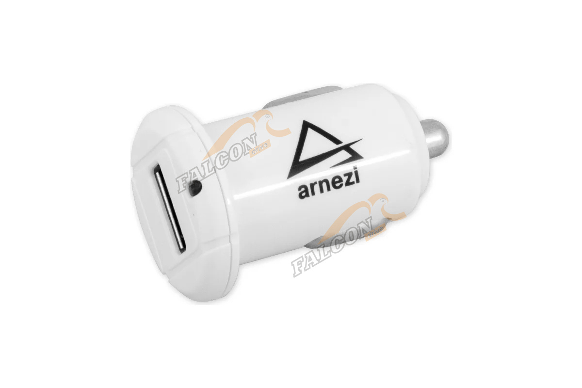 Зарядка "Адаптер USB в прикуриватель"  (Arnezi) 1A/5V 1хUSB A0603009 Белый