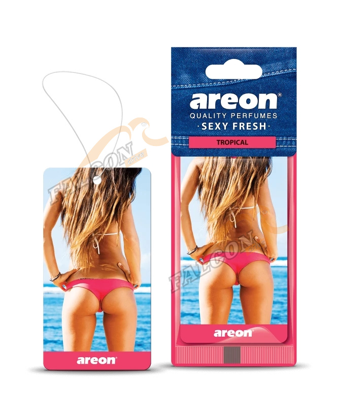 Ароматизатор подвес картон (AREON) "SEX DRIVE"  Tropical new