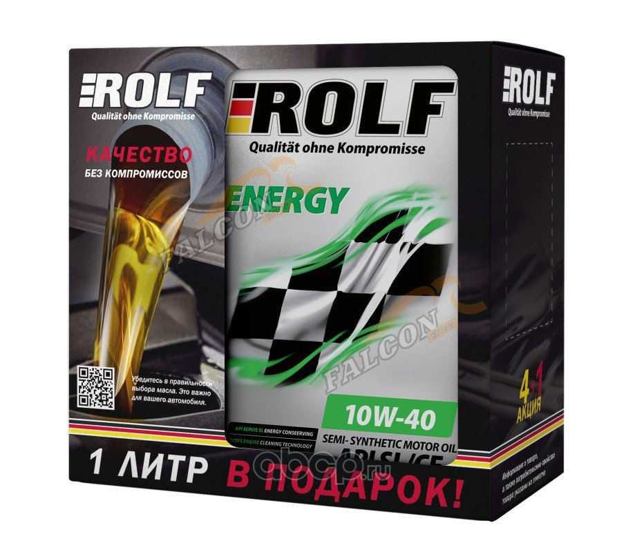 А/масло Rolf Energy 10W40 п/с 4л акция 4+1
