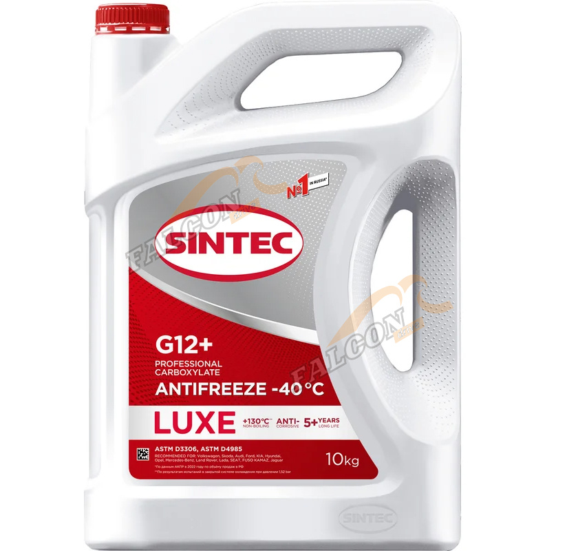 Антифриз Sintec Luxe G12+ 10кг red