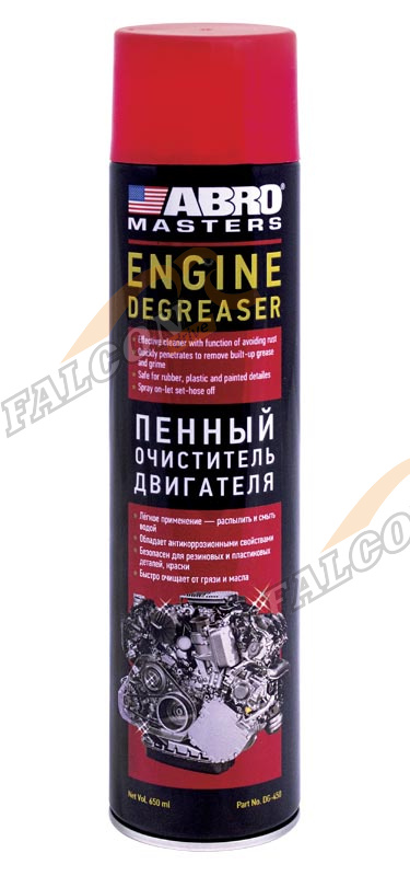 Очиститель двигателя пенный 650 мл (ABRO) DG-450-RW MASTERS