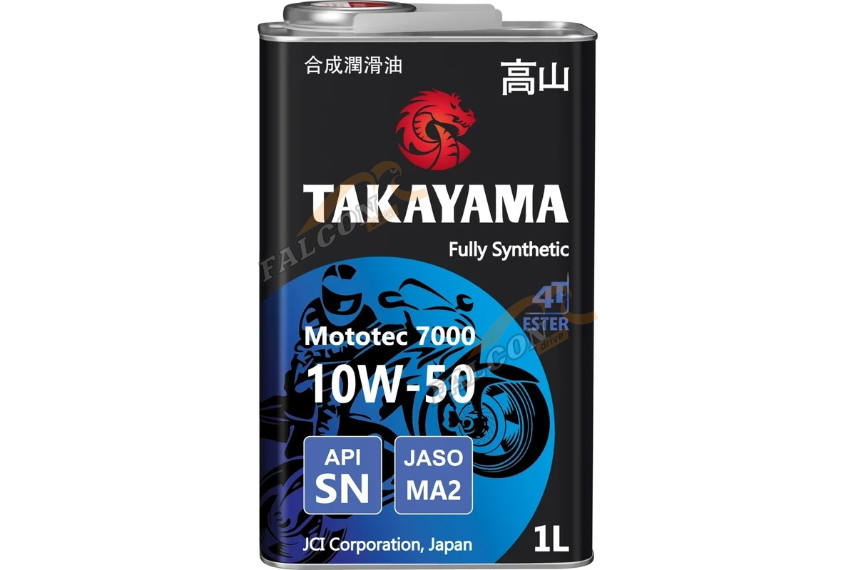 Масло 4T Takayma Mototec 7000 10w50  1 л SN MA-2