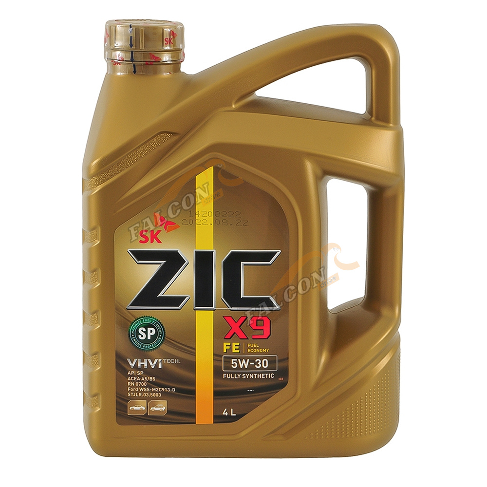 А/масло ZIC X9  5W30 FE 4 л, А5/В5