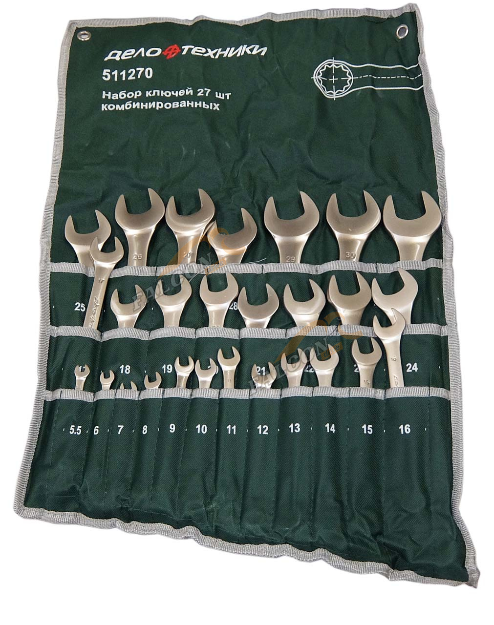 Набор ключей комб 27 пр (5,5-32мм) (ДТ)