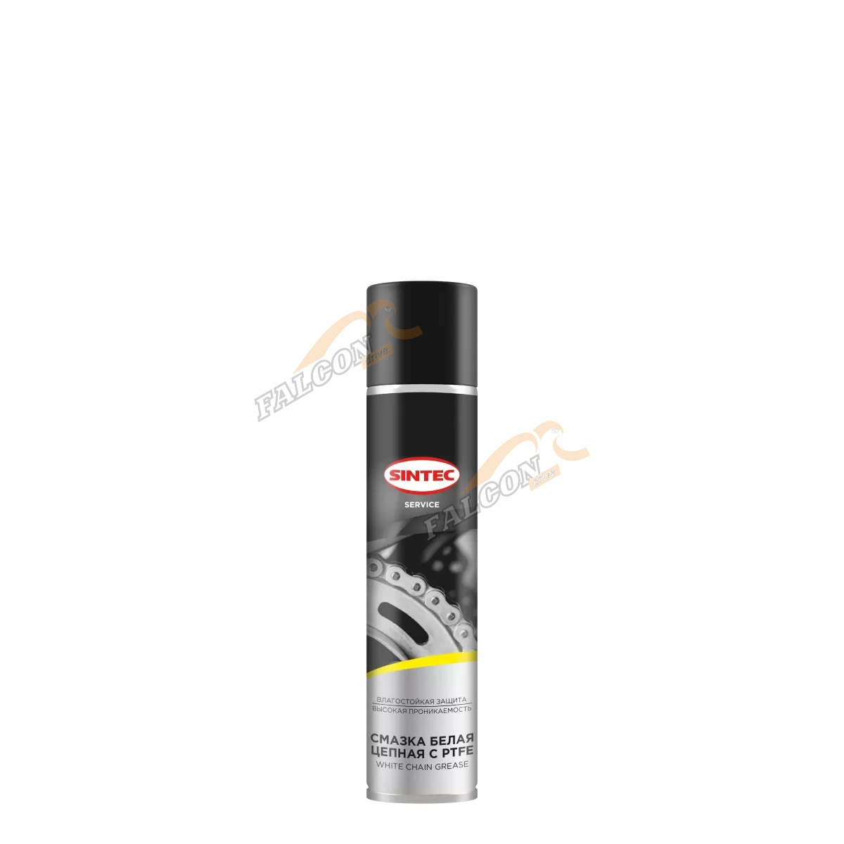 Смазка цепная 400 мл (Sintec) c PTFE White Chain Grease аэрозоль
